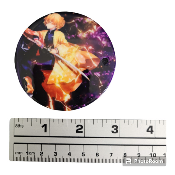 Zenitsu Agatsuma Ornament Demon Slayer Anime Christmas Decor 3" Ceramic Fan Gift - Picture 2 of 3